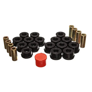 Energy Suspension Black Control Arm Bushings (REAR): Jeep Wrangler (07-18) / JK (18)