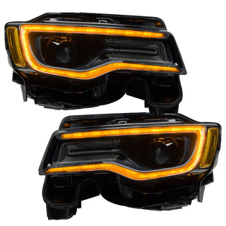 Oracle Lighting Dynamic Headlight DRL Upgrade Kit ColorSHIFT: Jeep Grand Cherokee 2014-2021