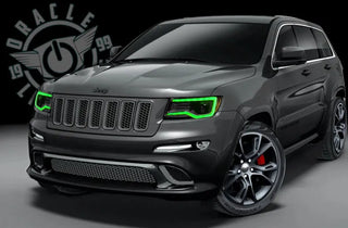 Oracle Lighting Dynamic Headlight DRL Upgrade Kit ColorSHIFT: Jeep Grand Cherokee 2014-2021