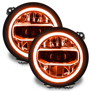 ORACLE Lighting RGB+W Headlight DRL Kit: Jeep Wrangler / Gladiator (18-24) w/ RF Controller
