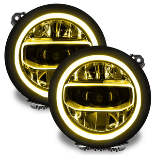 ORACLE Lighting RGB+W Headlight DRL Kit: Jeep Wrangler / Gladiator (18-24) w/ RF Controller