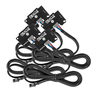 ORACLE Lighting RGB+W Headlight DRL Kit: Jeep Wrangler / Gladiator (18-24) w/ RF Controller