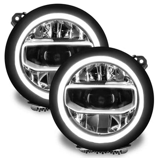 ORACLE Lighting RGB+W Headlight DRL Kit: Jeep Wrangler / Gladiator (18-24) w/ RF Controller