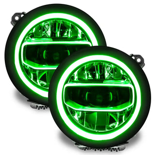 Oracle Lighting RGB+W Headlight DRL Kit: Jeep Gladiator / Wrangler 2022-2024 w/ Simple Controller