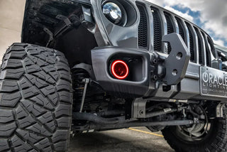 ORACLE Lighting Sport Hi-Perf LED Fog Lights (FRONT): Jeep Wrangler / Gladiator (18-26) - Red