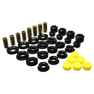 Energy Suspension Black Control Arm Bushing Set (F&R): Dodge Ram 1500 / 2500 / 3500 (03-09)