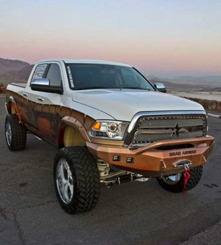 Road Armor Stealth Front Winch Bumper w/ Pre-Runner Guard: Multiple Ram Fitments