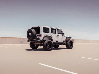 Road Armor Stealth Rear Fender Flare: Jeep Wrangler JKU 2007-2018 w/ Tex Black