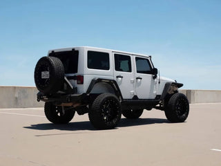 Road Armor Stealth Rear Fender Flare: Jeep Wrangler JKU 2007-2018 w/ Tex Black