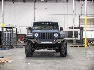 Road Armor Spartan Front Bumper (FRONT): Jeep Wrangler JL 2018-2020 Tex Black