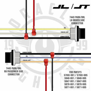 Oracle Lighting Pre-Runner Style LED Grille Kit: Jeep Wrangler 2018-2023 (5870-001)