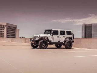 Road Armor Stealth Front Fender Flare (FRONT): Jeep Wrangler JK 2007-2018 w/ LED DRL