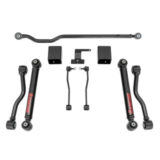 Rancho Short Arm Suspension System Component (FRONT AND REAR): Jeep Wrangler 2018-2023 (RS66125B-2)