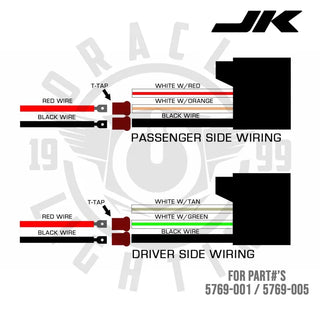 Oracle Lighting High Powered LED Headlights: Jeep Wrangler (07-17) / Wrangler JK (18)