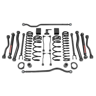 Rancho Short Arm Suspension System (FRONT AND REAR): Jeep Wrangler 2018-2023