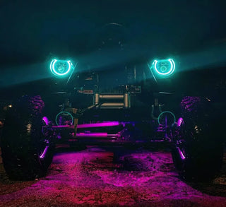 Oracle Lighting High Powered Black LED Headlights: Jeep Wrangler (07-17) / Wrangler JK (18)