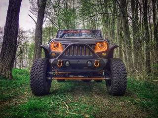 Oracle Lighting High Powered Black LED Headlights: Jeep Wrangler (07-17) / Wrangler JK (18)