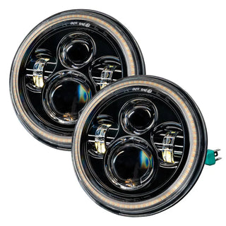 Oracle Lighting Switchback LED Halo Headlights: Jeep Wrangler JK (2007-2017) / Wrangler JK (2018)