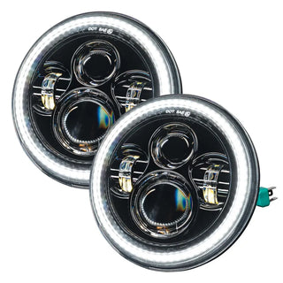 Oracle Lighting Switchback LED Halo Headlights: Jeep Wrangler JK (2007-2017) / Wrangler JK (2018)