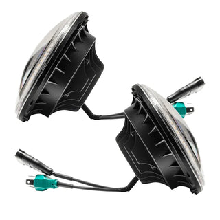 Oracle Lighting Switchback LED Halo Headlights: Jeep Wrangler JK (2007-2017) / Wrangler JK (2018)