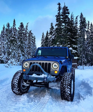 ORACLE Lighting 7in High Powered LED Headlights (FRONT): Jeep Wrangler / Wrangler JK (07-18) - Black