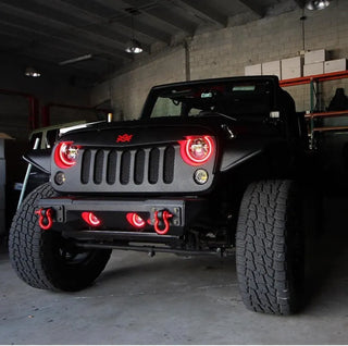 ORACLE Lighting ColorSHIFT 7in LED Headlights (FRONT): Jeep Wrangler (07-18) - Black
