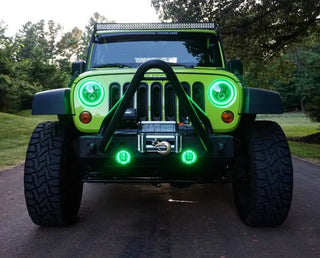 ORACLE Lighting ColorSHIFT 7in LED Headlights (FRONT): Jeep Wrangler (07-18) - Black