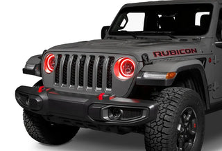 ORACLE Lighting High Powered LED Headlights (PAIR): Jeep Wrangler (18-24) / Gladiator (20-24)
