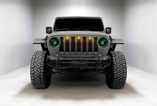 ORACLE Lighting Bi-LED Projector Headlights w/ BC1 Controller: Jeep Gladiator / Wrangler JL (18-24)