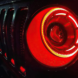 ORACLE Lighting Bi-LED Projector Headlights w/ BC1 Controller: Jeep Gladiator / Wrangler JL (18-24)