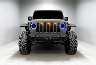 ORACLE Lighting Bi-LED Projector Headlights w/ BC1 Controller: Jeep Gladiator / Wrangler JL (18-24)