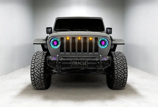 ORACLE Lighting Bi-LED Projector Headlights w/ BC1 Controller: Jeep Gladiator / Wrangler JL (18-24)