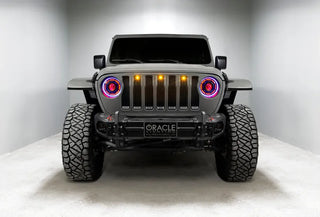 ORACLE Lighting Bi-LED Projector Headlights: Jeep Wrangler / Gladiator (18-24)