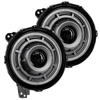 ORACLE Lighting Oculus Bi-LED Projector Headlights: Jeep Gladiator / Wrangler JL (18-24)