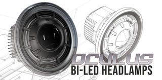 Oracle Lighting 7in Bi-LED Projector Headlights: Jeep Wrangler (07-17) / Wrangler JK (18)