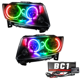 Oracle Lighting Chrome SMD Headlight: Jeep Grand Cherokee 2011-2013 w/ BC1 Controller