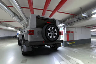 Rally Armor Black UR Mud Flap: Jeep Wrangler 2019-2024 (MF54-UR-BLK/BL)