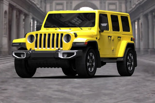 Rally Armor Black UR Mud Flap: Jeep Wrangler 2019-2024 (MF54-UR-BLK/BL)