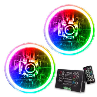 Oracle Lighting ColorSHIFT SMD Headlight w/ 2.0 Controller: Jeep Wrangler 1997-2006