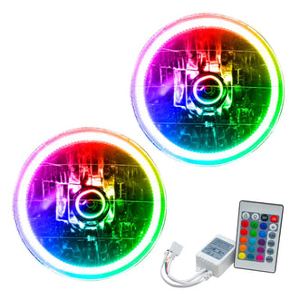 Oracle Lighting ColorSHIFT SMD Headlight w/ Simple Controller: Jeep Wrangler 1997-2006