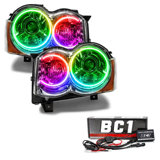 Oracle Lighting ColorSHIFT SMD Headlight w/ BC1 Controller: Jeep Grand Cherokee 2008-2010
