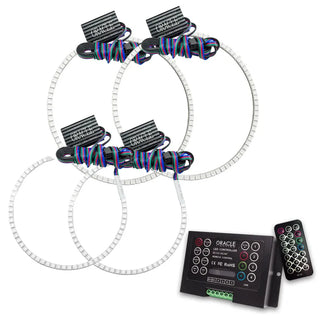 Oracle Lighting Halo Kit: Jeep Grand Cherokee 2008-2010 w/ ColorSHIFT 2.0 Controller