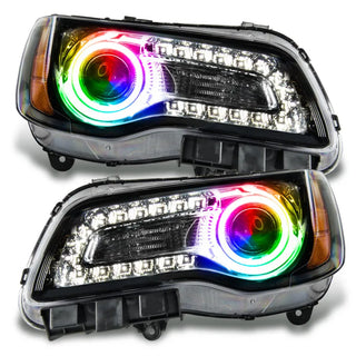 Oracle Lighting Black SMD Headlight: Chrysler 300 2011-2014 w/ Simple Controller
