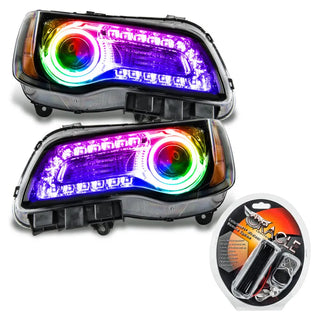 Oracle Black ColorSHIFT SMD Headlight: Chrysler 300 2011-2014