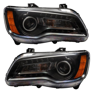 Oracle Black ColorSHIFT SMD Headlight: Chrysler 300 2011-2014