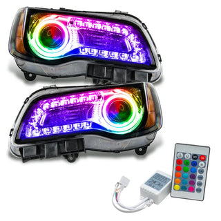 Oracle Lighting Black SMD Headlight: Chrysler 300 2011-2014 w/ Simple Controller