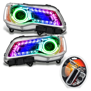 Oracle Chrome ColorSHIFT DRL SMD Headlight: Chrysler 300 2011-2014