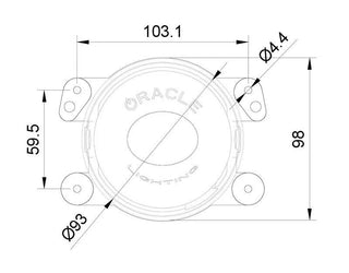 ORACLE Lighting Hi-Perf LED Fog Lights: Jeep Gladiator / Wrangler / JK (07-24)