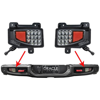 Oracle Lighting Rear Bumper LED Reverse Lights: Jeep Gladiator 2020-2024