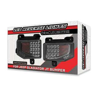 Oracle Lighting LED Reverse Lights Rear Bumper: Jeep Gladiator 2020-2024 w/ Plug and Play Harness